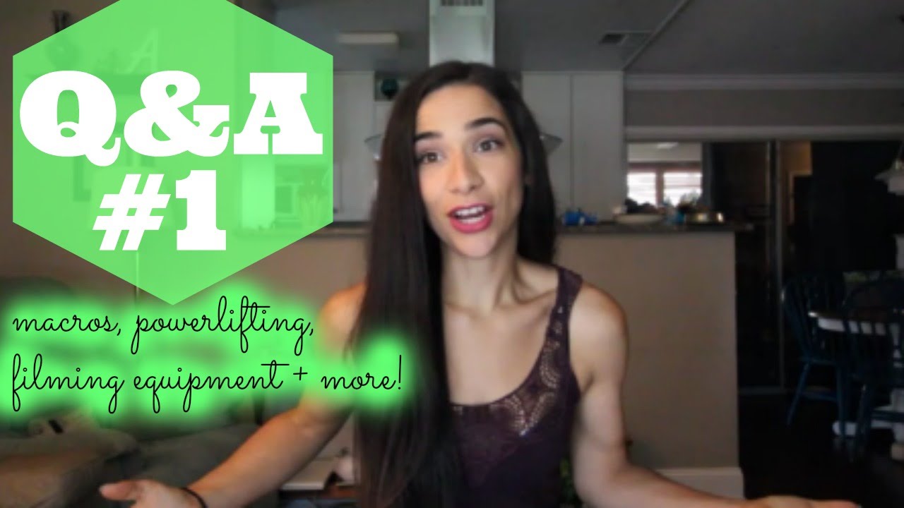 Q&A 1 Macros, Powerlifting, Filming Equipment + More! YouTube