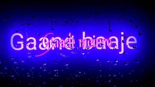 ❤Gaane baje gadi mein dhak dhak hale bass | New black screen lyrics WhatsApp status New Punjabi song screenshot 4