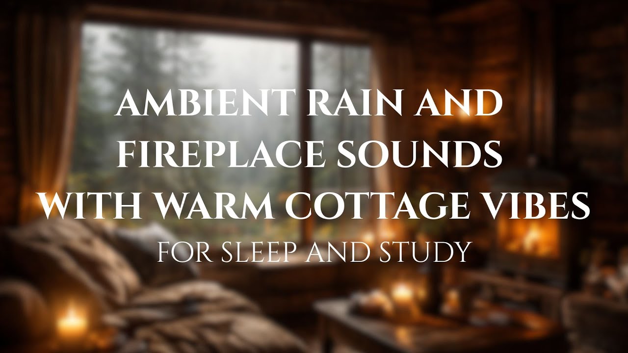 Cabin Getaway | Cozy Cottage and Rainy Forest ASMR