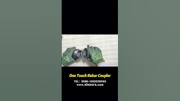 One Touch Rebar Coupler