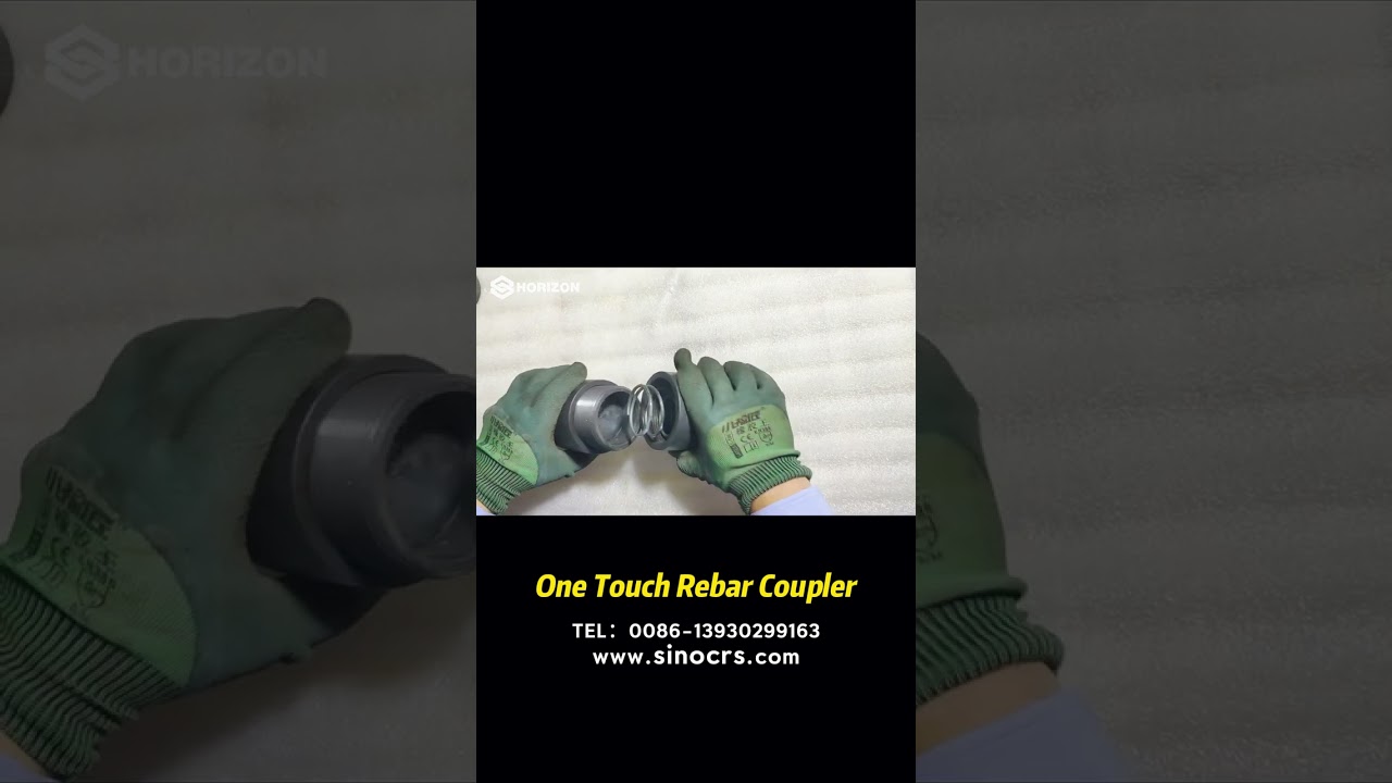 One Touch Rebar Coupler