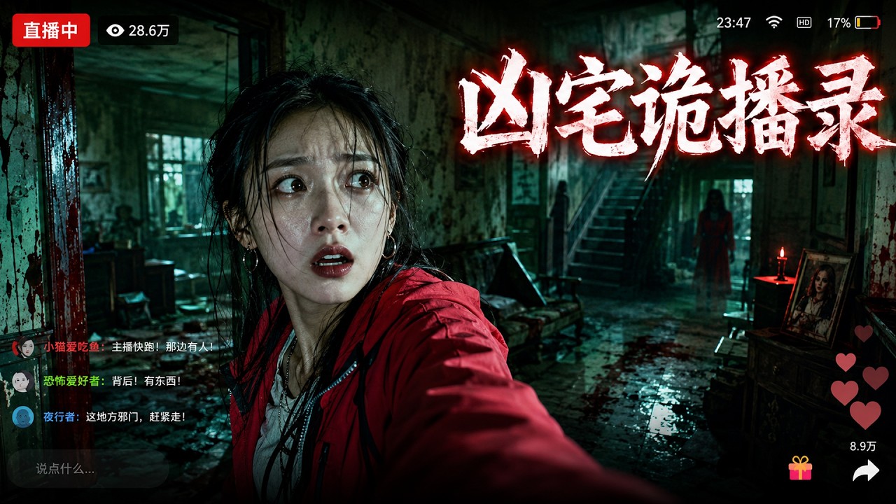 直播探鬼：深夜別墅的奪命遊戲