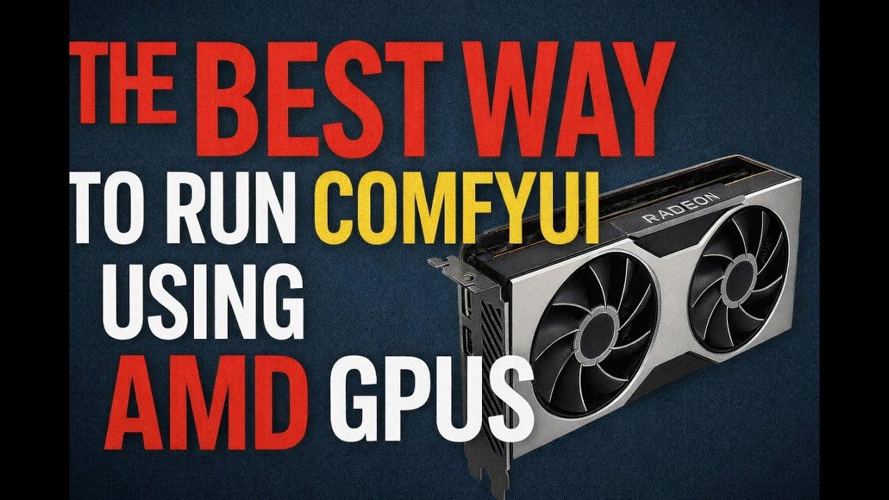The best way to run comfyui using amd gpus | 6600xt | 8GB vram | zluda | rocm |