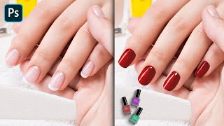 How to Color Nail Polish in Photoshop