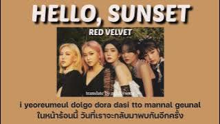 (THAISUB) Hello, Sunset - Red Velvet