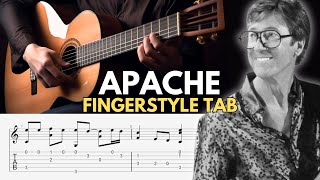 PDF Sample Apache Fingerstyle - Fingerstyle Guitar School guitar tab & chords by The Shadows.