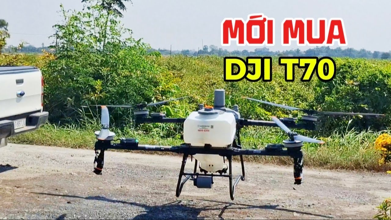 Mới mua máy bay nông nghiệp hiệu DJI T70 