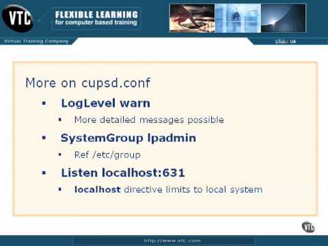 06 04  An Overview of CUPS Configuration Files