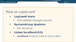 06 04  An Overview of CUPS Configuration Files
