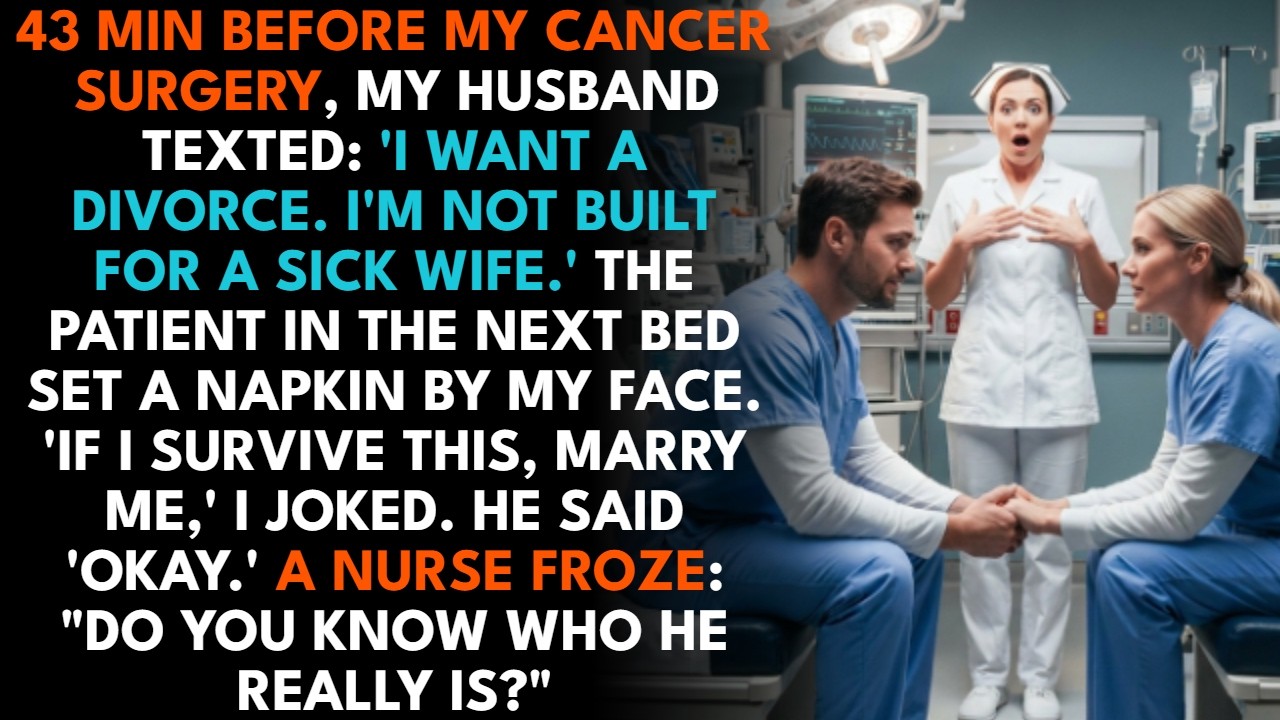My Husband Texted "I Want A Divorce" 43 Min Before My Cancer Surgery The Patient In The Next Bed ...