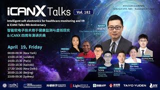 iCANX Talks Vol 182：Intelligent soft electronics for healthcare monitoring and VR screenshot 5