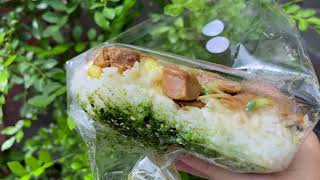 Rice SandwichSushi Roll-大三角飯糰|Taiwanese Street Food ... 