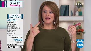 Trio Lip Gloss Sutra Tipis Tanpa Ritsleting LORAC screenshot 5