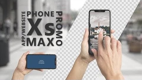 Phone Xs MAX Promo - After Effects Template