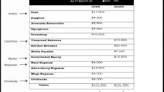 Trial Balance Screencast