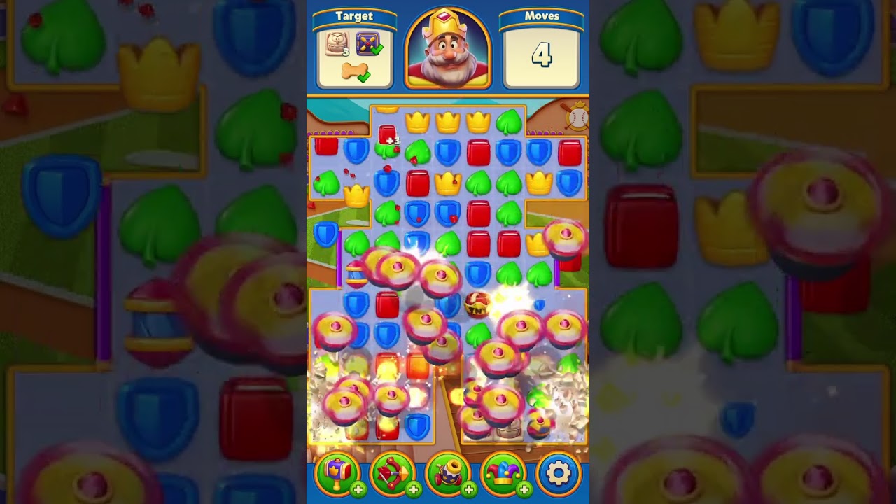 Royal Match Level 7725 - 7726 - 7727 - 7728 | Area 96 Baseball Field - Gameplay Walkthrough