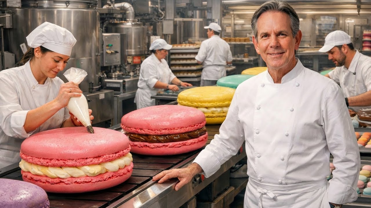 Macaron Factory Inside the Classic Macaron Factory: Thomas Keller’s Elegant Bakery ...