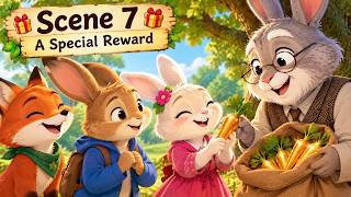 Part-7 🐰 The Honest Little Rabbit Moral Story for Kids Moral: Honesty is always rewarded. ❤️