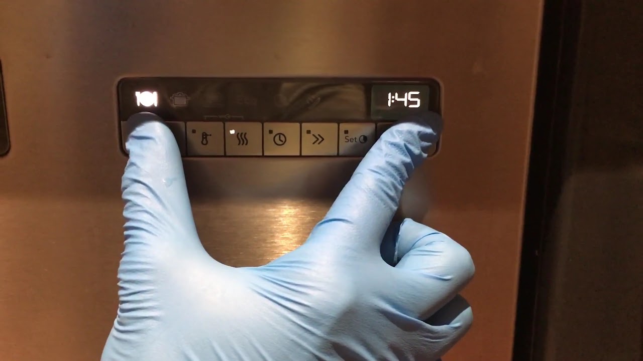 How to see last fault code on ASKO dishwasher D5456 DW16.1 YouTube