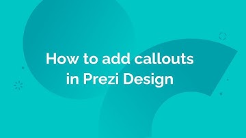 How to add callouts in Infographics (Prezi Design)