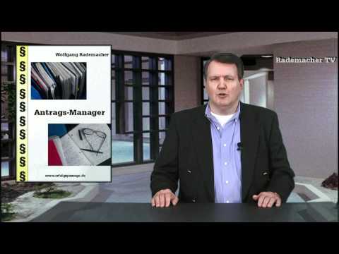 Wolfgang Rademacher: Der AntragsManager - Wichtig!...