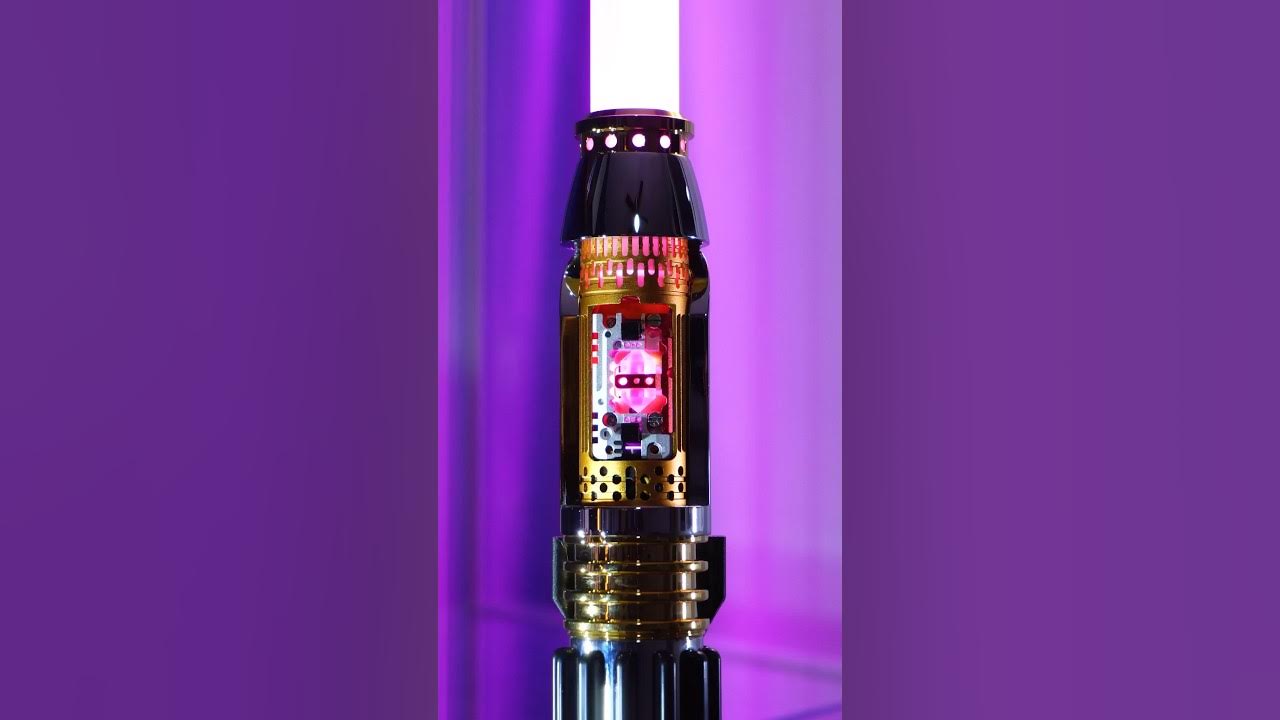 Mace Windu’s Lightsaber! Crystal Chamber Reveal (HIGH END) YouTube
