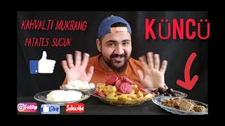 Mukbang Patates Sucuk , Küncü Türkçe Mukbang Bekolatte Asmr