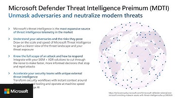 6: MDTI Convergence into Sentinel & Defender XDR, Overview & Phase 1