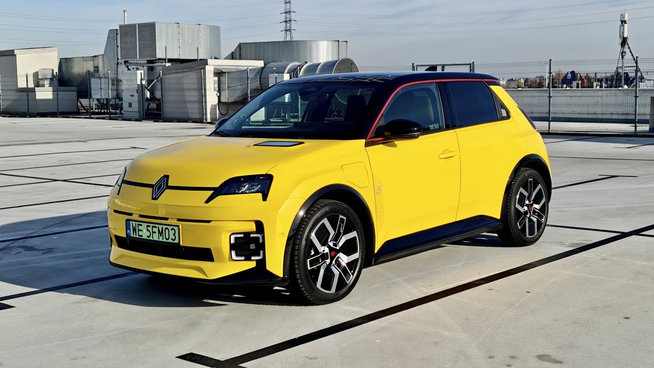 Renault 5 E-Tech Electric Iconic Cinq EV52 150KM | POV Test Drive | No Commentary | Cabin noise