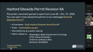 July 29, 2026 Hanford Sitewide Permit Lunch & Learn: Ponds, Ditches, and Trenches, oh my!