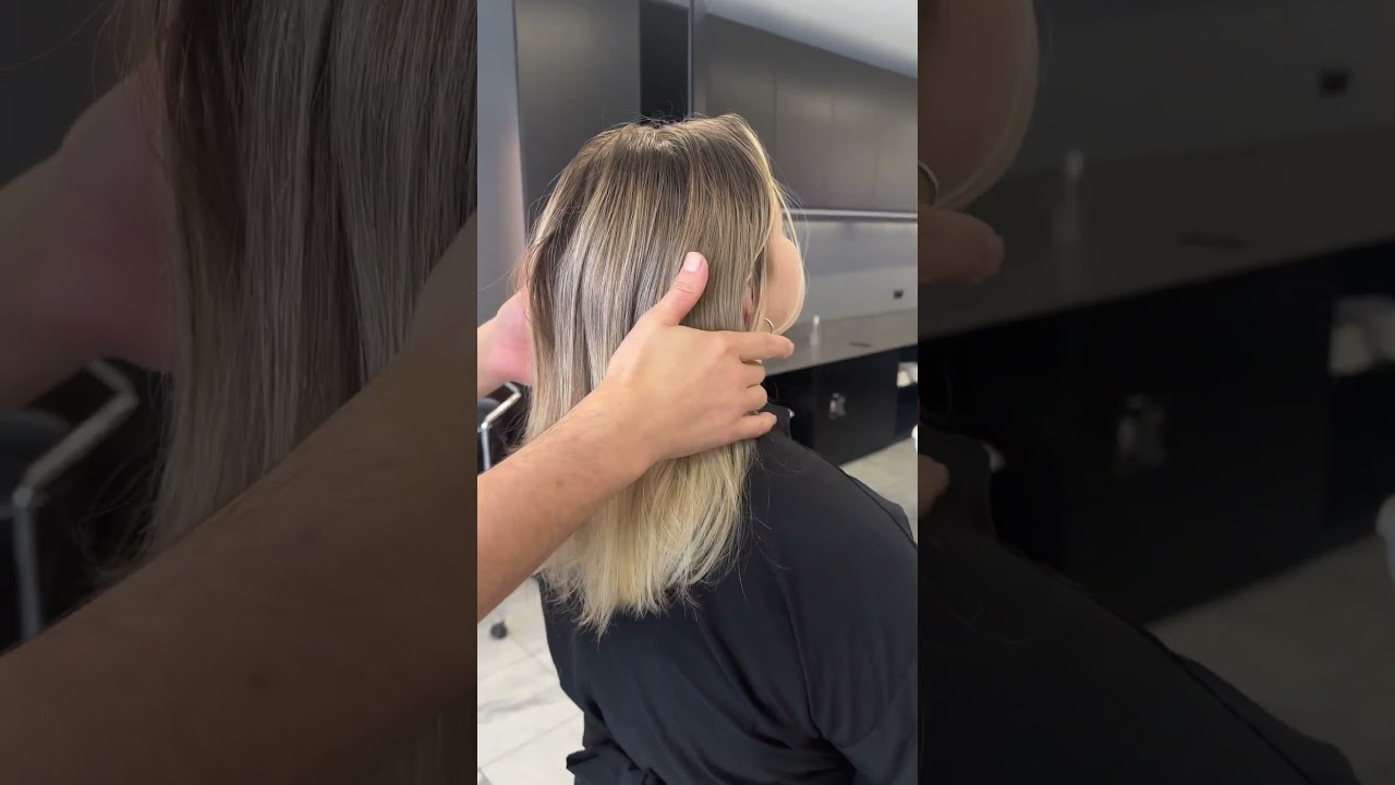 Retoque de cabelo loiro! 