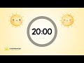 Sunshine Timer – 20 Minute Countdown Timer With Happy Music | Kids Classroom Timer