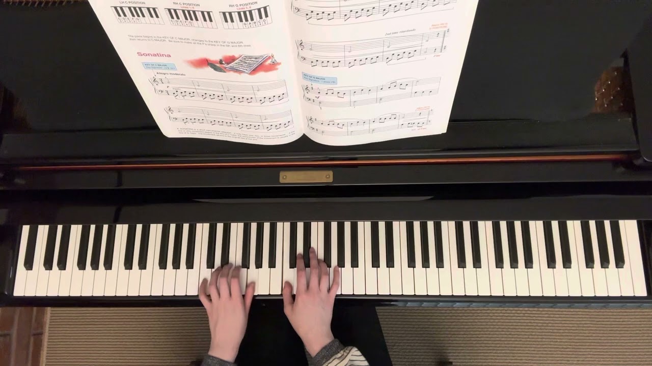 Sonatina | Alfred’s Basic Piano Library Lesson Book Level 1B