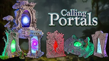 3D print your own animated RPG terrain - Calling Portals