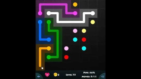 flow game facebook - 8 x 8 mania level 75 Connect the dots