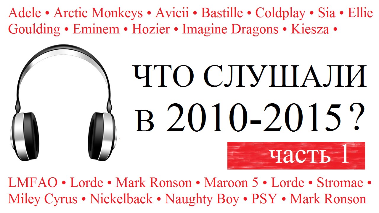 Музыка 2010 2020. Самые популярные песни 2015. Что слушали в 2010. Музыка 2010-2015. Популярные песни 2010-2015.