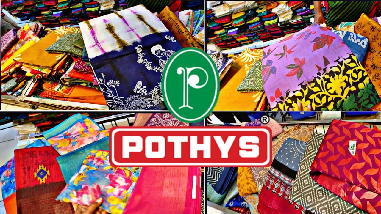 POTHYS Deepavali Basket Saree Collections|1+1 Combo.50%Discount|Pure Cotton.TussarSoft.Synthetic..