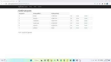 [Arabic - بالعربي] CRUD Operations ASP.Net MVC