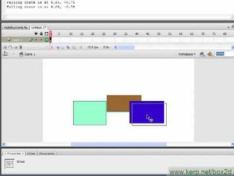 Box2D Lesson 1.16 -- Making our world update over time