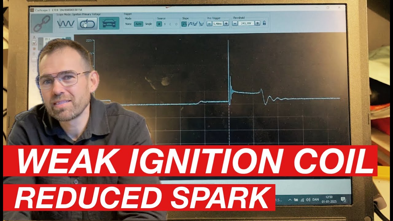 Diagnosing a faulty ignition coil
