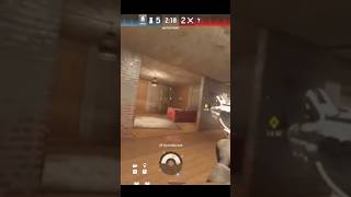 Accidental Mag Dump Somehow Wins the 1v1. #r6siegeclips #rainbowsix #rainbowsixclips #gamingshorts