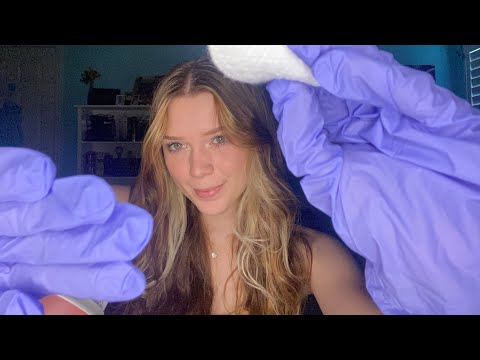 ASMR face exam