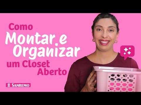 How to Assemble and Organize an Open Closet | Sanremo Tips