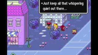 SNES Earthbound - House Glitch (+ Graphical glitch)