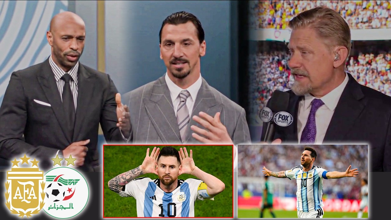 Argentina vs Algeria 3-0 Thierry Henry & Zlatan Goes Crazy on Lionel Messi First World Cup HatTrick🔥