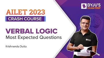 AILET Verbal Logic Preparation | Most Expected Questions with Concepts | AILET Crash Course 2023