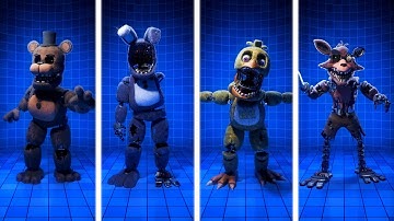 FNAF 2 Movie Furry Withered Animatronics Workshop Animations