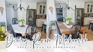 DINING ROOM MAKEOVER // FRENCH COUNTRY COTTAGE DINING ROOM // CHARLOTTE GROVE FARMHOUSE