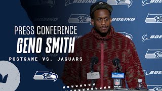 Geno Smith Seahawks Postgame Press Conference - Week 8 vs. Jacksonville Jaguars