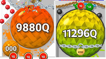 Satisfying Mobile Gameplay/ Puff Up - balloon puzzle vs Merge Jump 2048 - 2048 Ball gameplay part #2